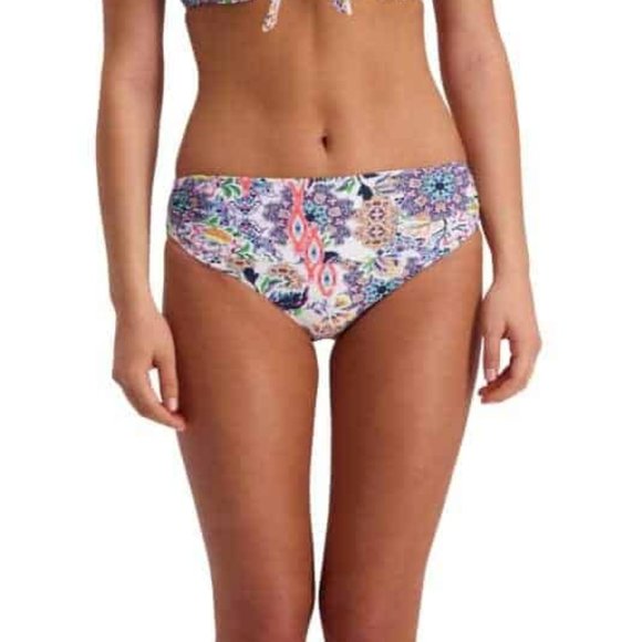 Moontide Swimwear Oasis Ruched Front Bikini Bottom - Picture 1 of 2